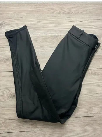 Pantalon d’équitation polaire Fouganza – Imperméable – Noir – Taille 14 ans
