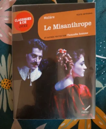 Livre le misanthrope livre théâtre lycée