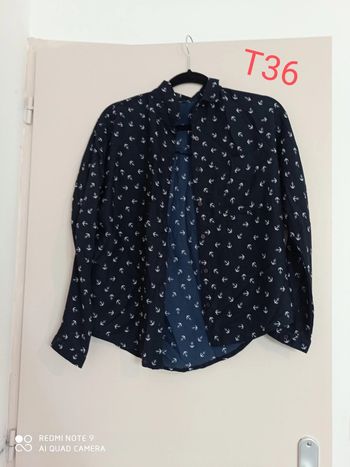 Chemise bleu