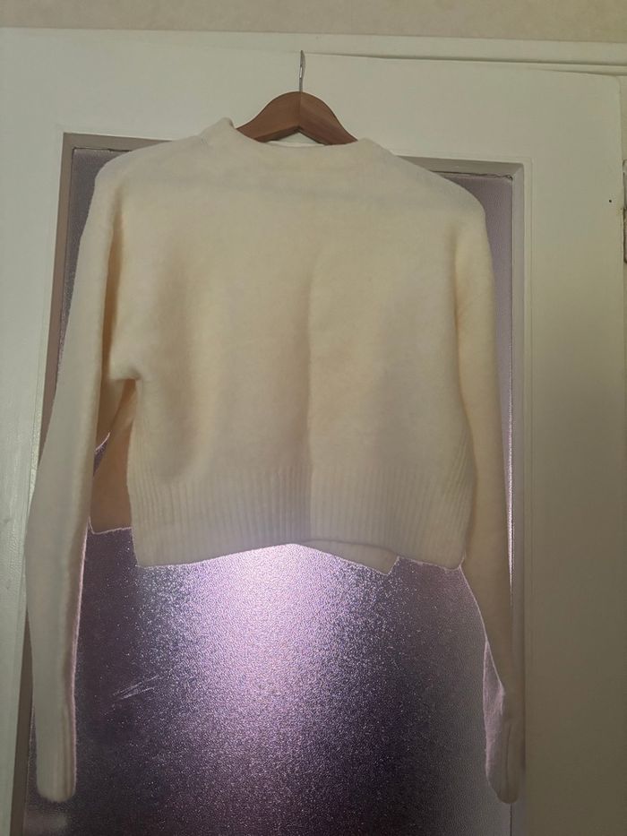 Pull Zara blanc - photo numéro 1