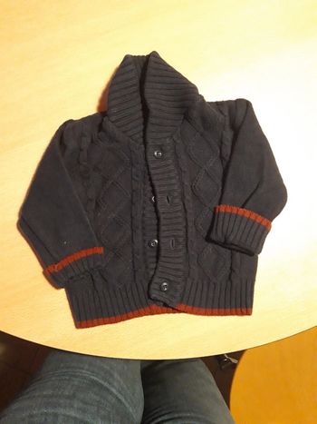 Gilet grain de blé 6 mois
