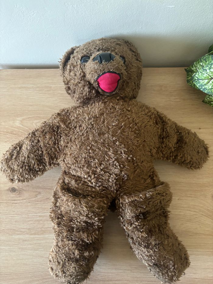Peluche vintage nounours marron bonne nuit les petits 1994 - photo numéro 4