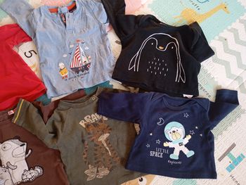 Lot de 10 T shirts 3 mois 