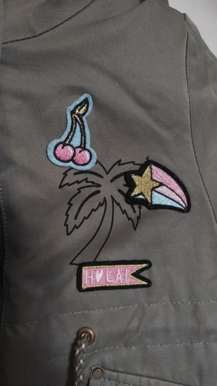 Manteau Kiabi 3 ans Kaki - photo numéro 2