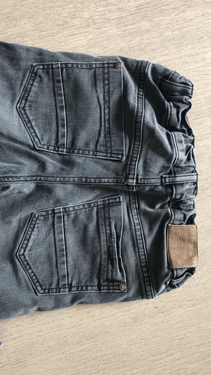 Jeans gris noir skinny fit - photo numéro 5