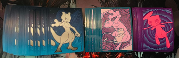 Lot de 110 Sleeves Officielles Pokémon Mew et Mewtwo 🔥