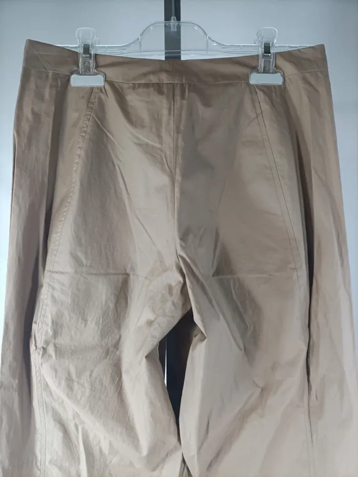 Pantalon évasé - palazzo beige - Patrizia Pepe  A064 - photo numéro 4