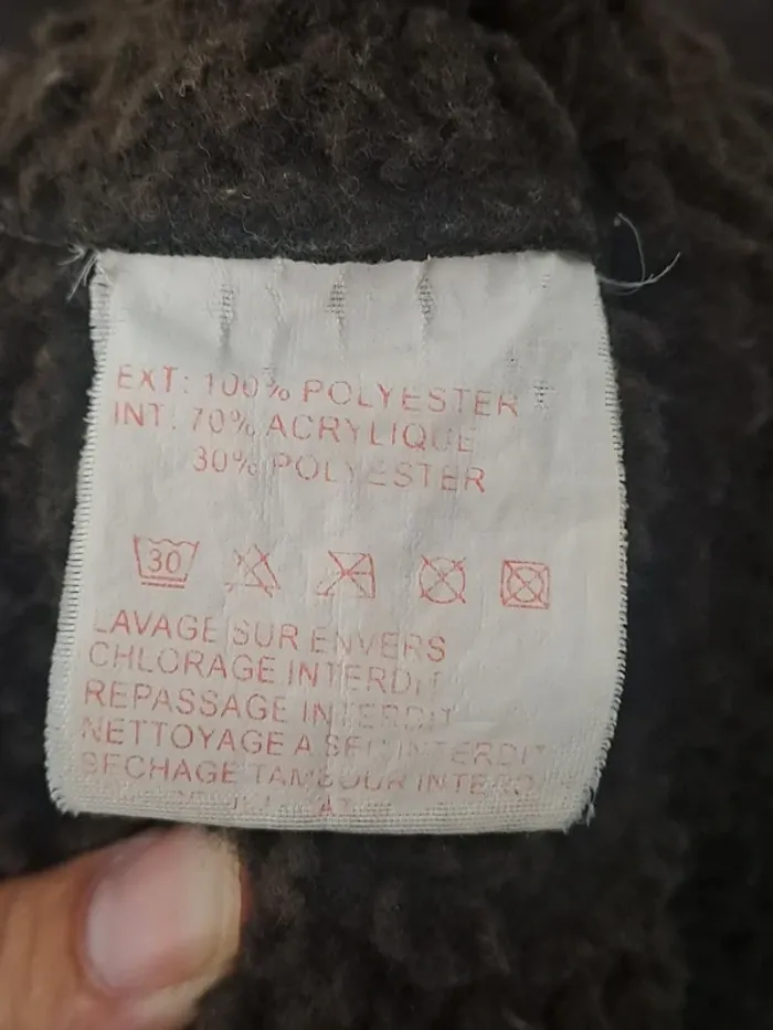 Veste effet Daim manches courtes marron Dorotennis Taille 42/44 - photo numéro 9