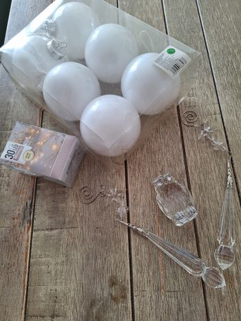 Lot déco Noēl+ guirlande