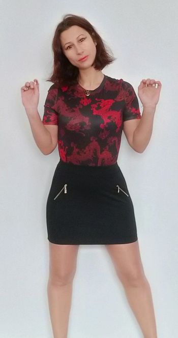 Mini jupe noire stretch 38