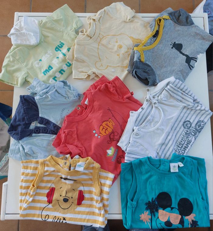 Lot de 8 combishorts 1 mois