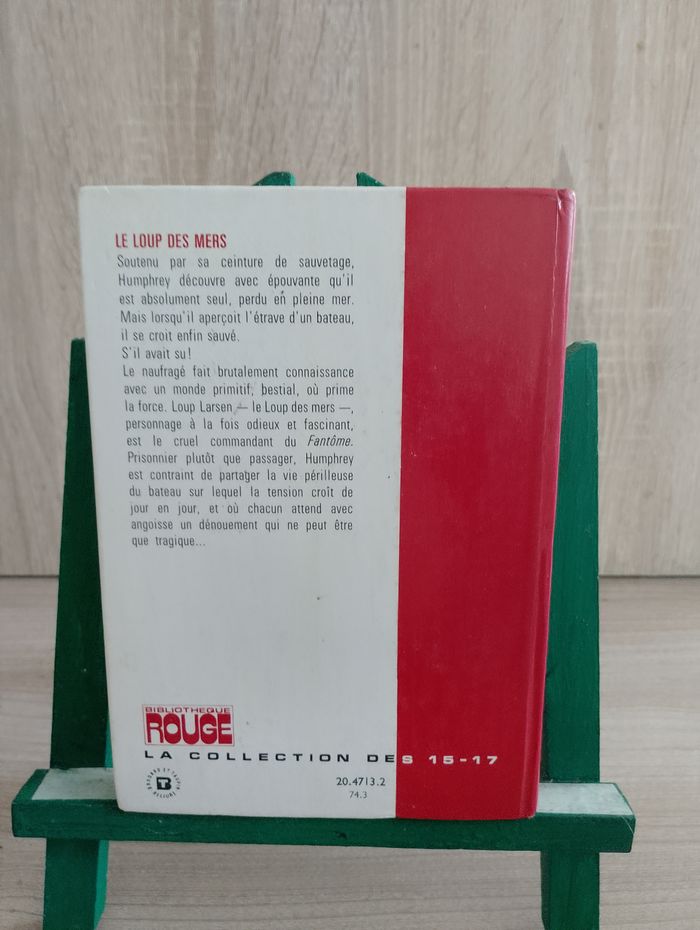 Le loup des mers Bibliothèque rouge hachette - photo numéro 2