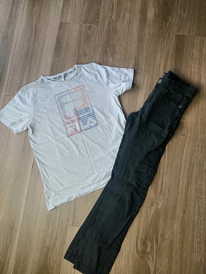 Jean et t-shirt - photo numéro 1