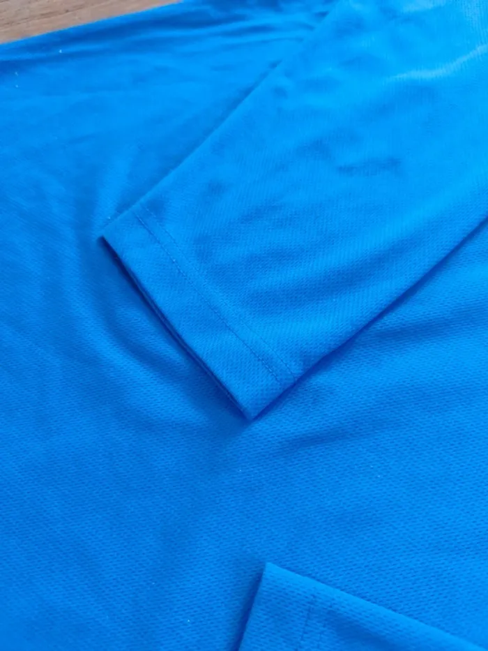 T-shirt manches longues wrangler bleu L - photo numéro 5