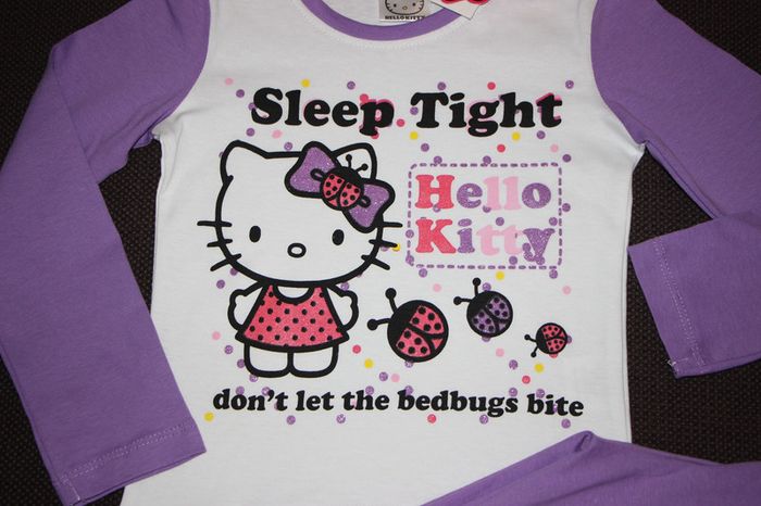 pyjama fille 8 ans hello kitty sanrio violet - photo numéro 2