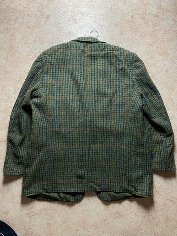 Blazer Harris Tweed Vintage 1983 Laine Homme Taille 58 