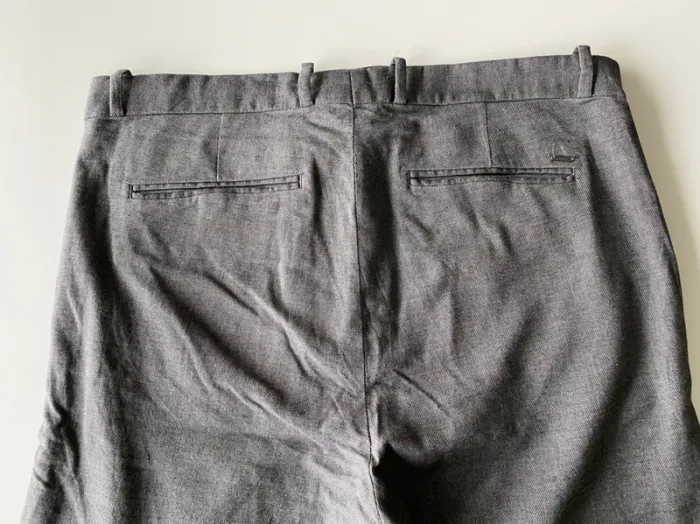 Pantalon slim gris ikks - photo numéro 4