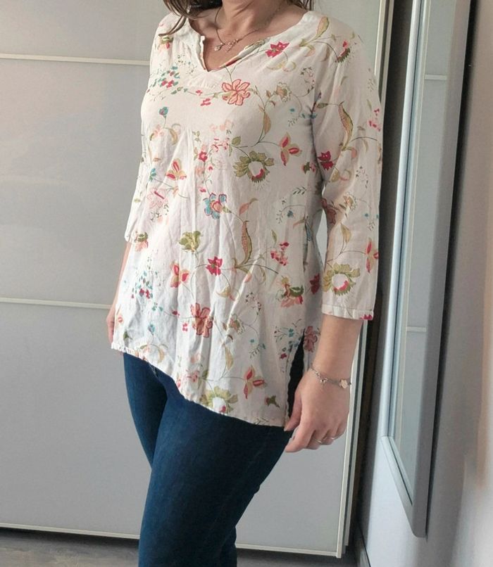Blouse Lotus vert taille S