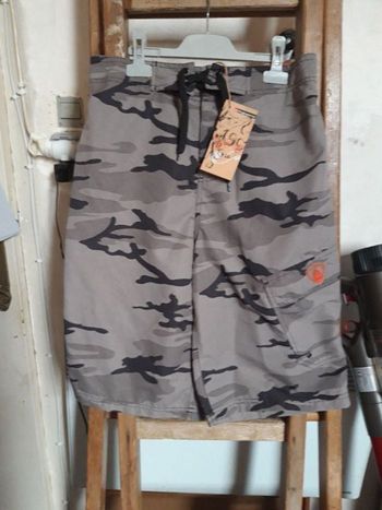 Short de bain gris 38