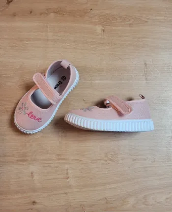 Ballerines roses pailletées taille 22