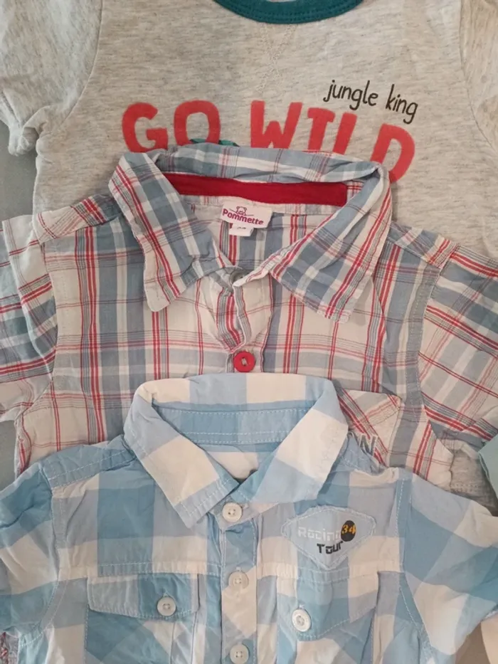 Lot de chemises et tee-shirts - photo numéro 6