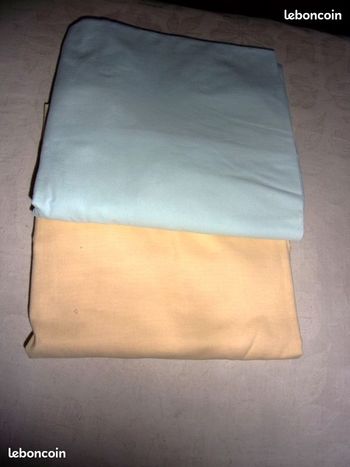 Lot de 2 Drap Housse - 1 personne