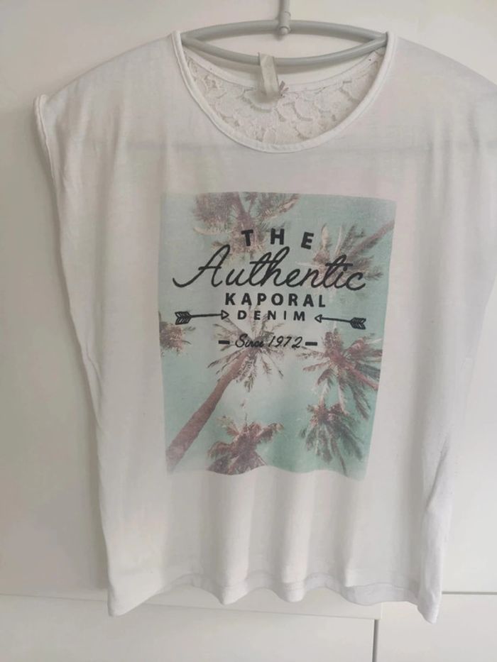 Kaporal t shirt dentelle 12 ans