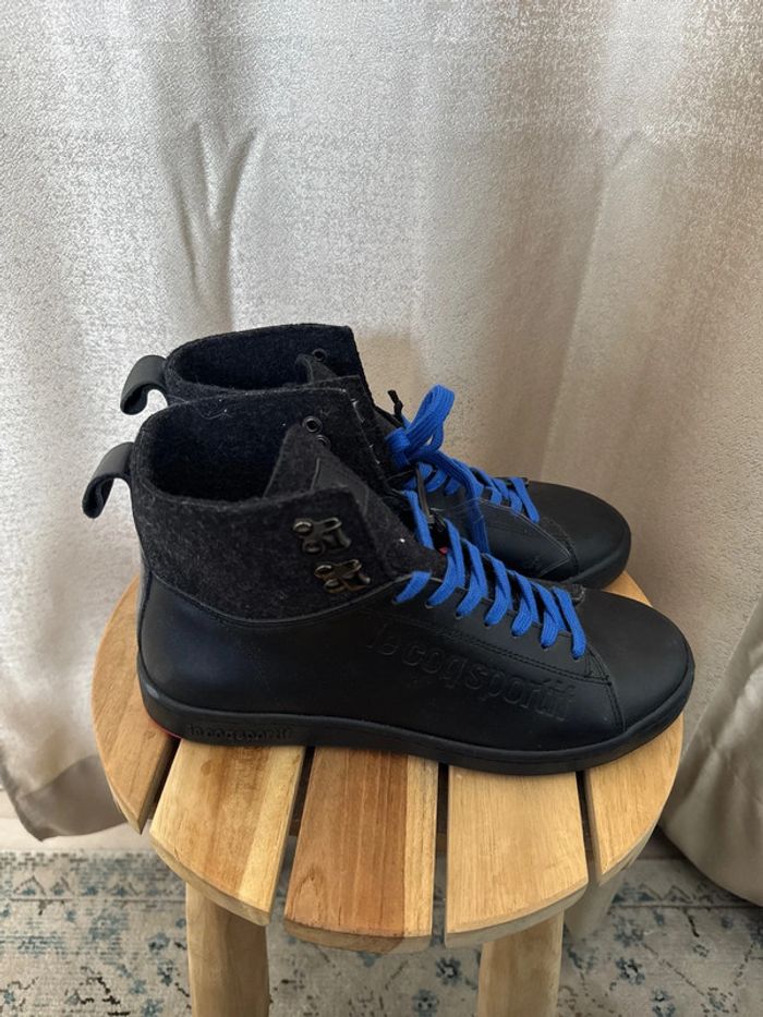 Bottines Le Coq Sportif noires neuves – Taille 38 - photo numéro 4