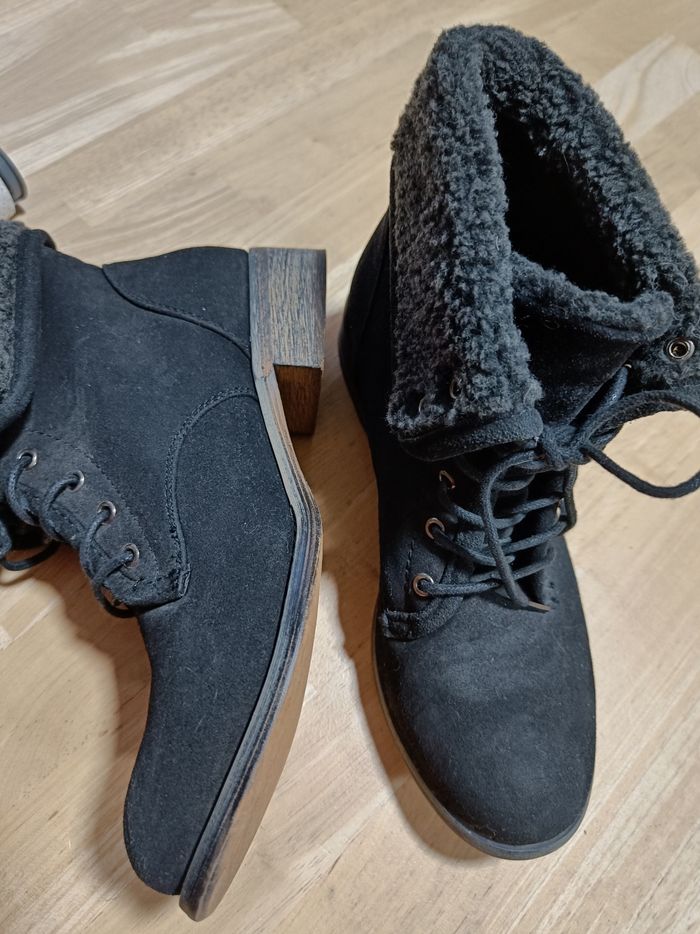 Bottines à la lacets-Gemo- - photo numéro 7