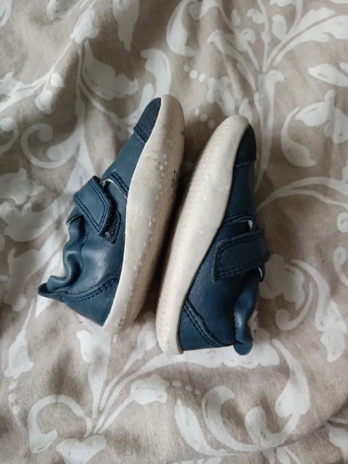 Chaussures premiers pas bobux 20 bleu marine fourrées - photo numéro 4