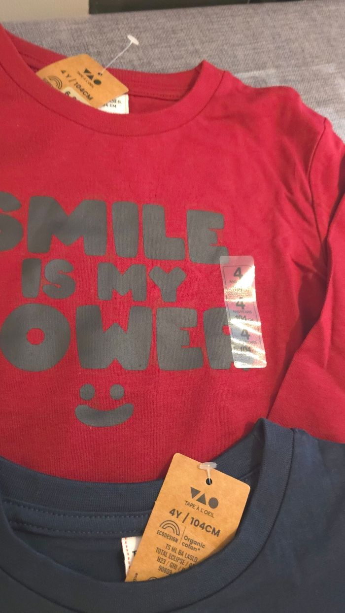 (Neufs non portés) 🏷🤩😍💙 Lot Tee-shirts ml 4 ans garçon 💙😍🤩 - photo numéro 9