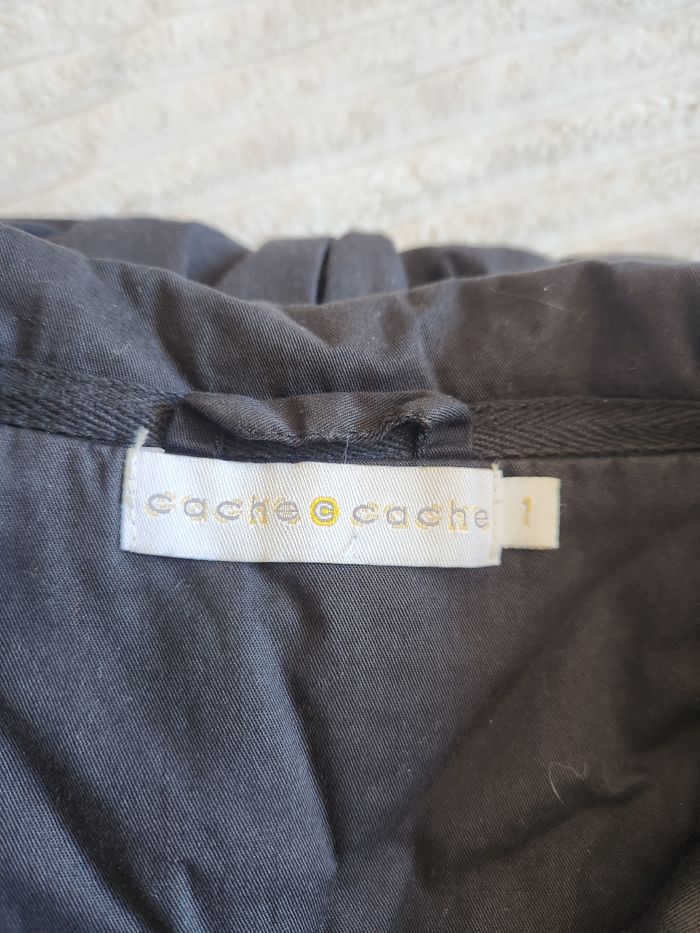 Veste noire femme 36 Cache Cache – mi-saison – très bon état - photo numéro 6
