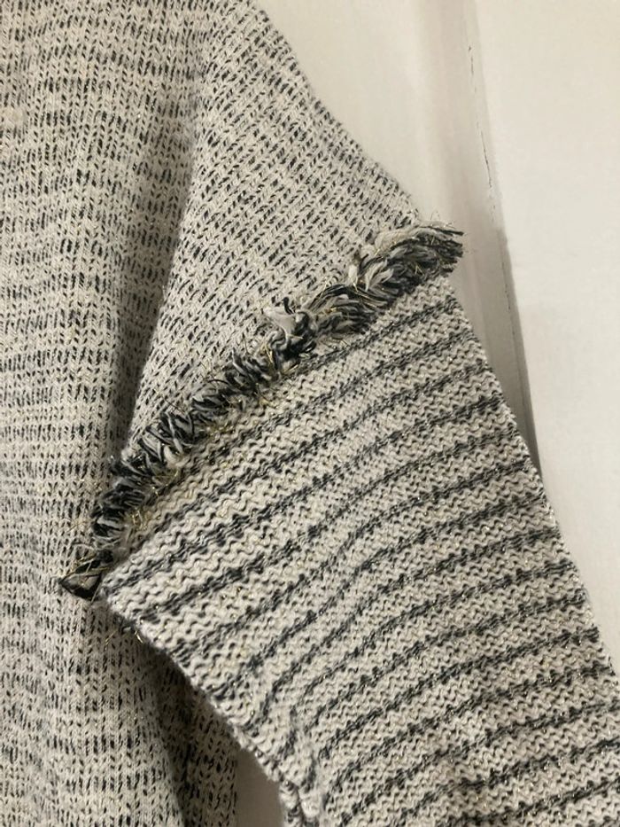 Pull de grossesse Orchestra manches 3/4 à rayure - photo numéro 2