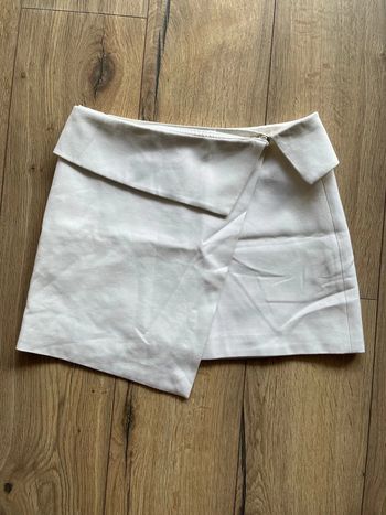 Jupe habillée zara blanche asymétrique