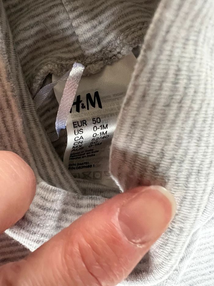 Lot 3 pantalons naissance leggings Kiabi H&M 0 mois - photo numéro 5