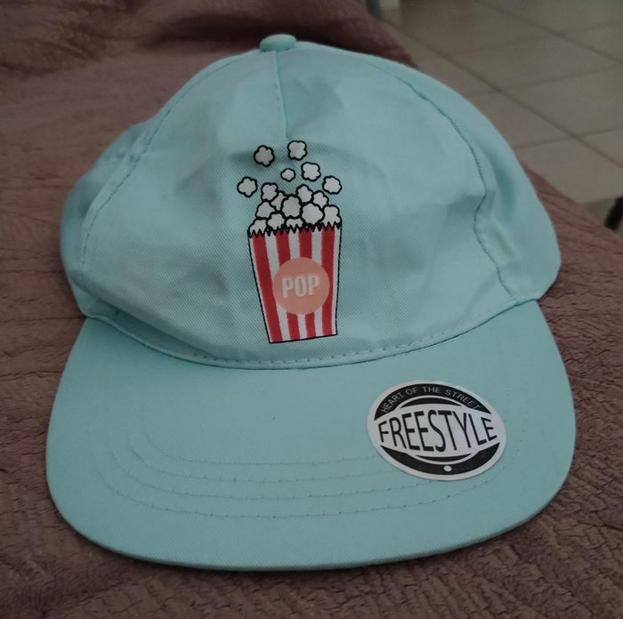 Casquette réglable "Pop corn" comme neuve