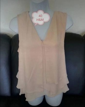 Tunique fluide à volants femme 40