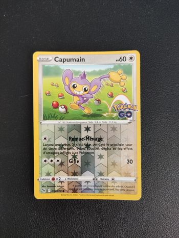Carte Pokémon Reverse Capumain Pokémon Go