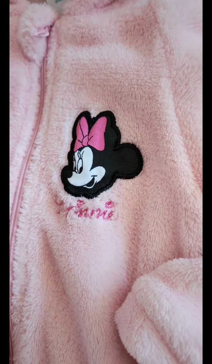 Pyjama Combinaison Bébé fille 12mois Disney Minnie Rose - photo numéro 9