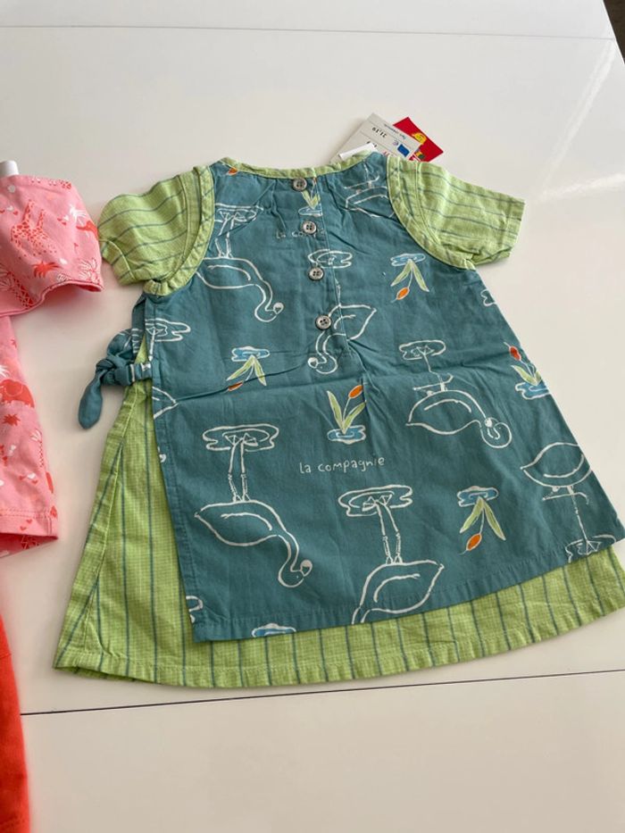 Lot de deux tenues été 6 et 9 mois neufs - photo numéro 4