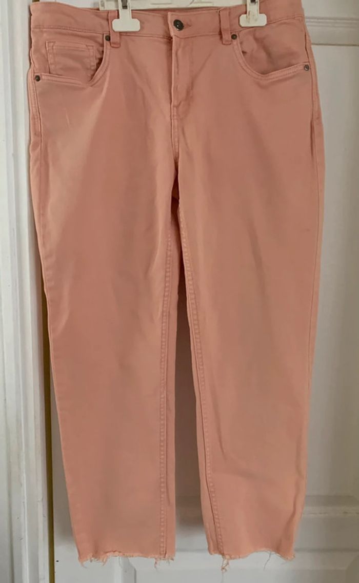 Jean femme Promod T42 rose (242)