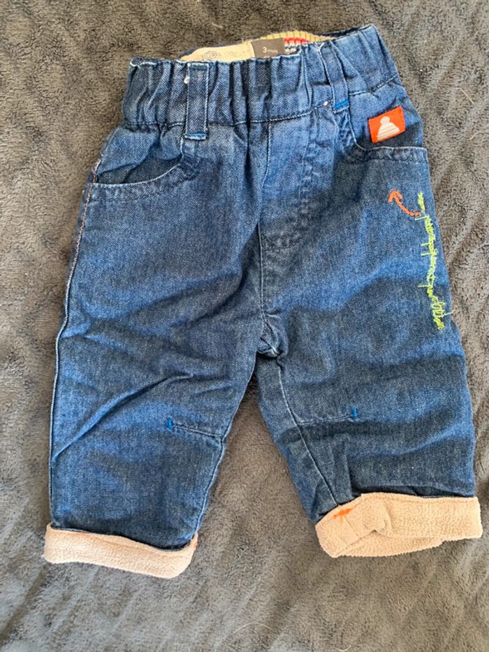 Lot de 9 pantalons \ jeans bébé 3 mois - photo numéro 16