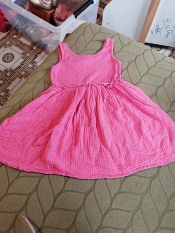 Robe débardeur rose zara