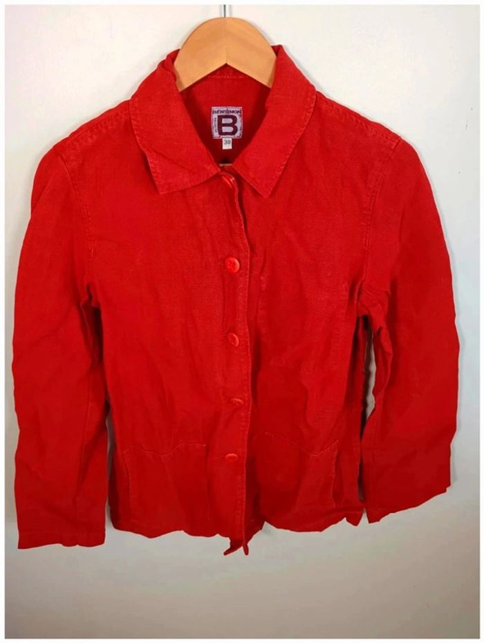 C26 veste rouge Bensimon 38