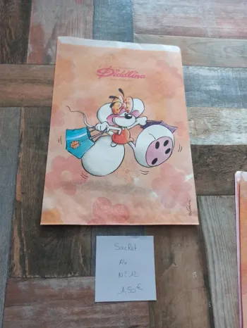 Sachet en papier Diddl A4 12 1,50€