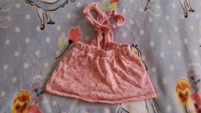 Robe salopette Disney Minnie 12 mois neuf