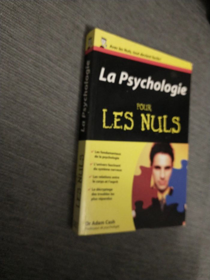 La psychologie pour les nuls par le docteur Adam cash professeur de psychologie - photo numéro 2