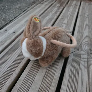 Sac peluche lapin