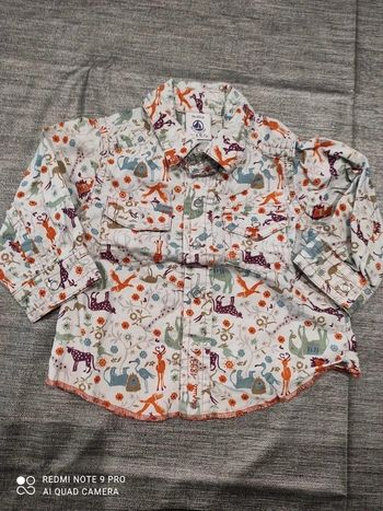 Chemise Petit bateau 3 mois 60 cm