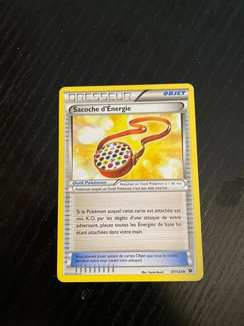 Carte Pokémon Sacoche Dénergie 97/124